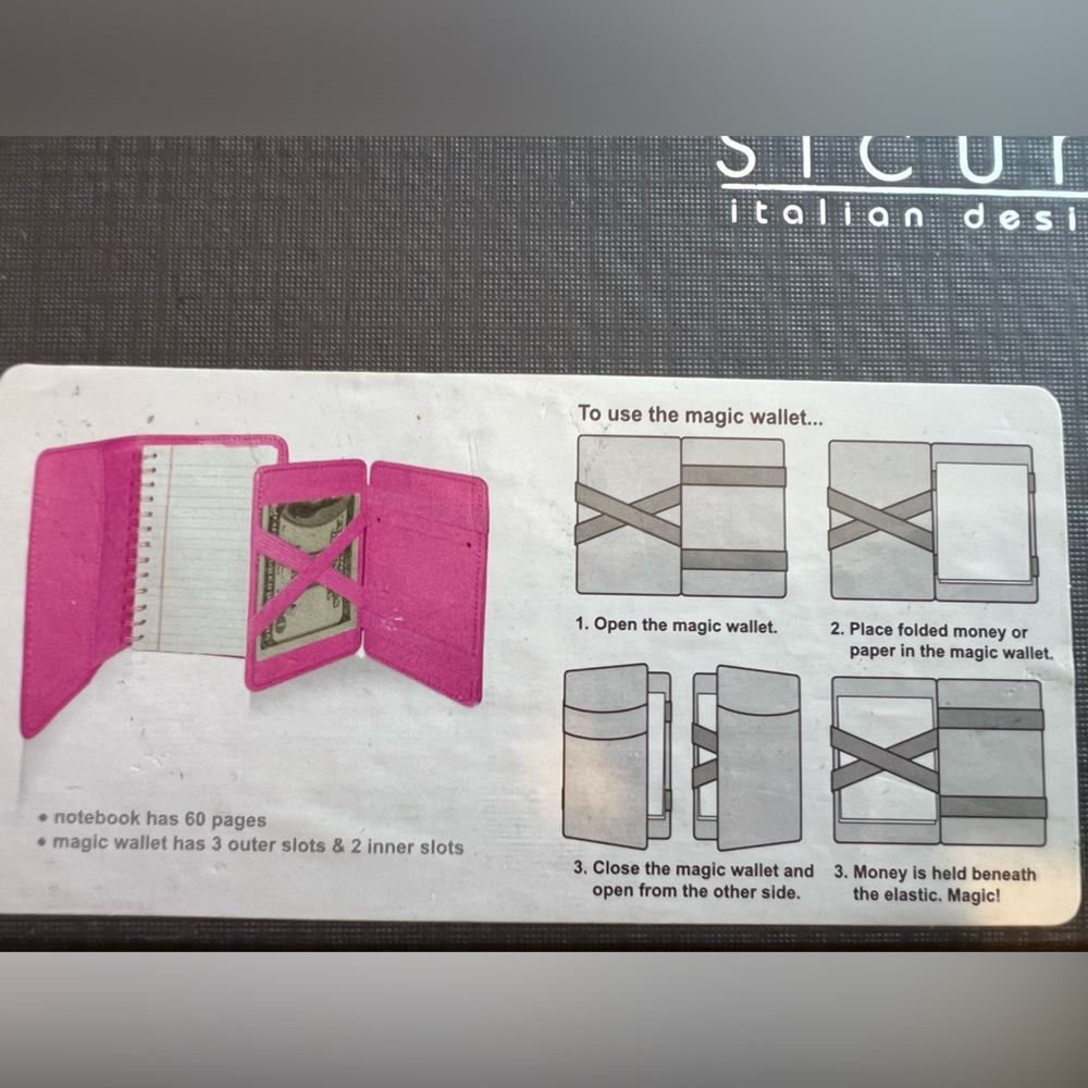 Magic Wallet & Mini Notebook Set - Picture 2 of 8